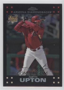 2007 Topps Updates & Highlights - Rookie Chrome Refractor #TRC50 - Justin Upton /415