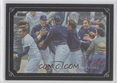 2007 UD Masterpieces - [Base] - Black Linen Frame #85 - 1969 World Series Champions /99