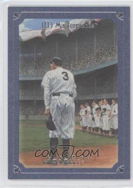 2007 UD Masterpieces - [Base] - Blue Steel Frame #2 - Babe Ruth /50