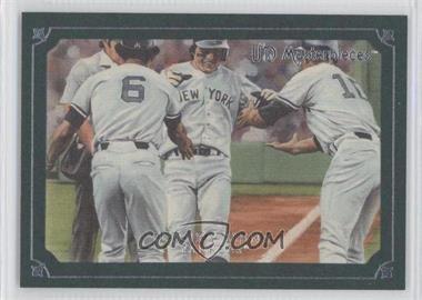 2007 UD Masterpieces - [Base] - Green Linen Frame #11 - Bucky Dent