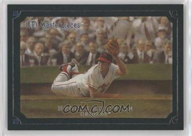 2007 UD Masterpieces - [Base] - Green Linen Frame #13 - Brooks Robinson