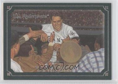 2007 UD Masterpieces - [Base] - Green Linen Frame #3 - Bobby Thomson