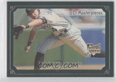 2007 UD Masterpieces - [Base] - Green Linen Frame #34 - Troy Tulowitzki