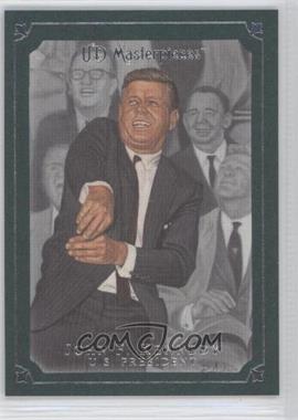 2007 UD Masterpieces - [Base] - Green Linen Frame #47 - John F. Kennedy