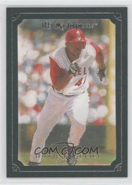 2007 UD Masterpieces - [Base] - Green Linen Frame #66 - Howie Kendrick