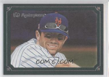 2007 UD Masterpieces - [Base] - Green Linen Frame #70 - David Wright