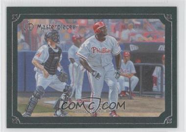 2007 UD Masterpieces - [Base] - Green Linen Frame #71 - Ryan Howard