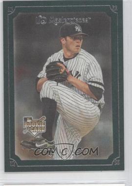 2007 UD Masterpieces - [Base] - Green Linen Frame #77 - Phil Hughes