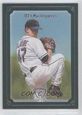 2007 UD Masterpieces - [Base] - Green Linen Frame #78 - Tom Glavine