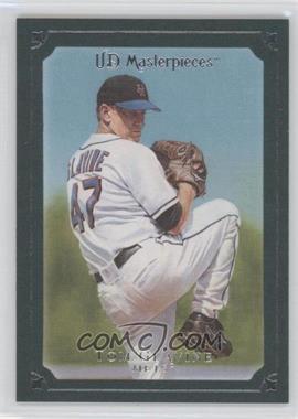 2007 UD Masterpieces - [Base] - Green Linen Frame #78 - Tom Glavine