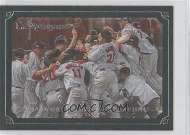 2007 UD Masterpieces - [Base] - Green Linen Frame #86 - 2004 World Series Champions