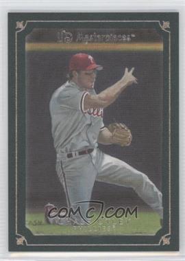 2007 UD Masterpieces - [Base] - Green Linen Frame #88 - Chase Utley