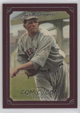 2007 UD Masterpieces - [Base] - Pinot Red Frame #22 - Babe Ruth /75