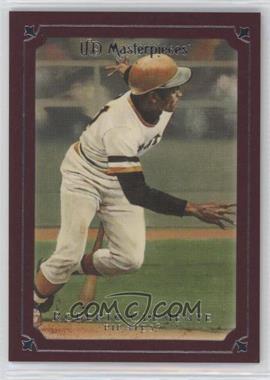 2007 UD Masterpieces - [Base] - Pinot Red Frame #87 - Roberto Clemente /75