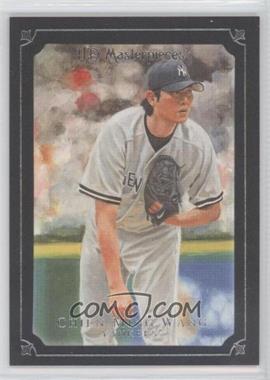 2007 UD Masterpieces - [Base] - Serious Black Frame #69 - Chien-Ming Wang /99