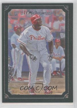 2007 UD Masterpieces - [Base] - Windsor Green Frame #12 - Ryan Howard