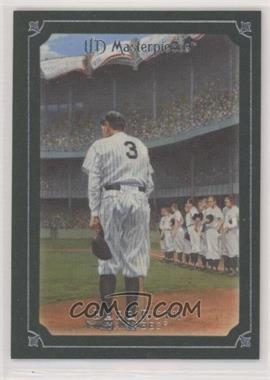 2007 UD Masterpieces - [Base] - Windsor Green Frame #2 - Babe Ruth