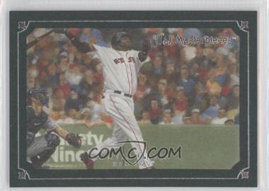 2007 UD Masterpieces - [Base] - Windsor Green Frame #31 - David Ortiz