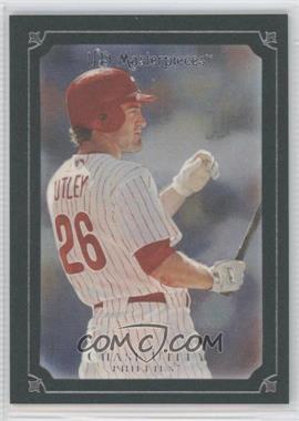 2007 UD Masterpieces - [Base] - Windsor Green Frame #33 - Chase Utley