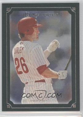 2007 UD Masterpieces - [Base] - Windsor Green Frame #33 - Chase Utley