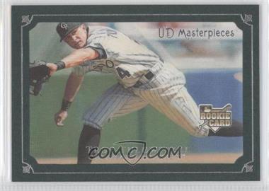 2007 UD Masterpieces - [Base] - Windsor Green Frame #34 - Troy Tulowitzki