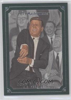 2007 UD Masterpieces - [Base] - Windsor Green Frame #47 - John F. Kennedy