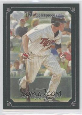 2007 UD Masterpieces - [Base] - Windsor Green Frame #73 - Justin Morneau