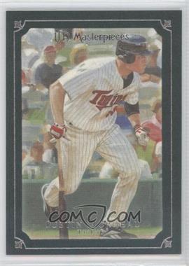 2007 UD Masterpieces - [Base] - Windsor Green Frame #73 - Justin Morneau