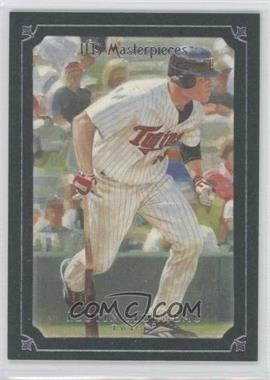 2007 UD Masterpieces - [Base] - Windsor Green Frame #73 - Justin Morneau