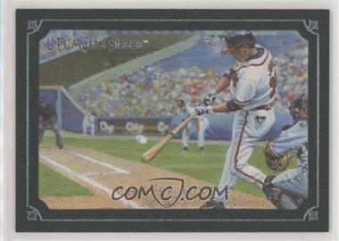 2007 UD Masterpieces - [Base] - Windsor Green Frame #79 - Chipper Jones