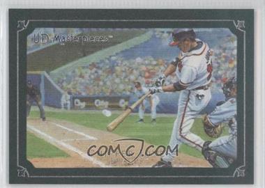 2007 UD Masterpieces - [Base] - Windsor Green Frame #79 - Chipper Jones