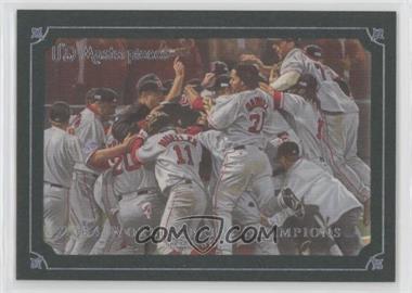 2007 UD Masterpieces - [Base] - Windsor Green Frame #86 - 2004 World Series Champions