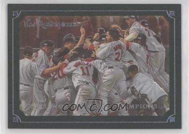 2007 UD Masterpieces - [Base] - Windsor Green Frame #86 - 2004 World Series Champions
