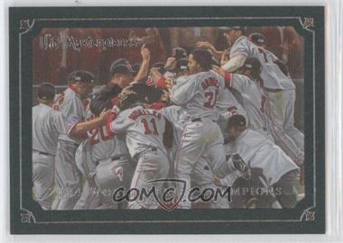 2007 UD Masterpieces - [Base] - Windsor Green Frame #86 - 2004 World Series Champions