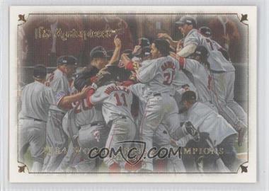 2007 UD Masterpieces - [Base] #86 - 2004 World Series Champions