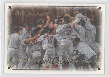 2007 UD Masterpieces - [Base] #86 - 2004 World Series Champions