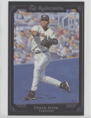2007 UD Masterpieces - Box Topper 5x7 Painting #MP-3 - Derek Jeter [Noted]