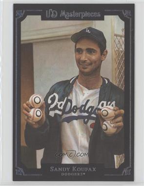 2007 UD Masterpieces - Box Topper 5x7 Painting #MP-4 - Sandy Koufax