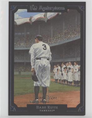 2007 UD Masterpieces - Box Topper 5x7 Painting #MP-5 - Babe Ruth [Noted]