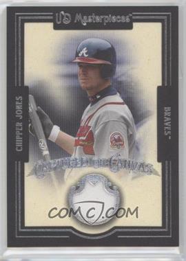 2007 UD Masterpieces - Captured on Canvas #CC-CJ - Chipper Jones