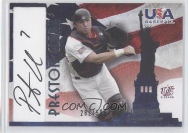 2007 USA Baseball - National Signature - Black Ink #A-5 - Preston Clark /595