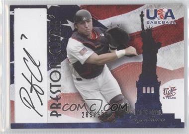 2007 USA Baseball - National Signature - Black Ink #A-5 - Preston Clark /595