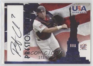 2007 USA Baseball - National Signature - Black Ink #A-5 - Preston Clark /595