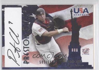 2007 USA Baseball - National Signature - Black Ink #A-5 - Preston Clark /595