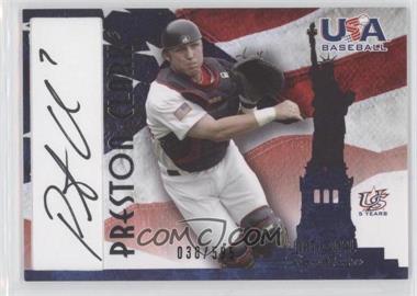 2007 USA Baseball - National Signature - Black Ink #A-5 - Preston Clark /595