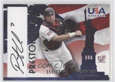 2007 USA Baseball - National Signature - Black Ink #A-5 - Preston Clark /595