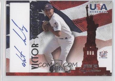 2007 USA Baseball - National Signature - Blue Ink #A-38 - Victor Sanchez /225