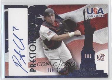 2007 USA Baseball - National Signature - Blue Ink #A-5 - Preston Clark /275