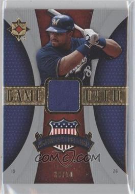 2007 Ultimate Collection - America's Pastime Memorabilia - Patches #PM-PF - Prince Fielder /50