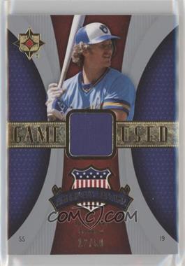 2007 Ultimate Collection - America's Pastime Memorabilia - Patches #PM-RY - Robin Yount /50